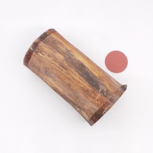 Brown walnut log - 180 x 90 x 90mm
